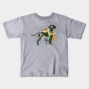 German Shorthaired Pointer Stencil Artwork Kids T-Shirt